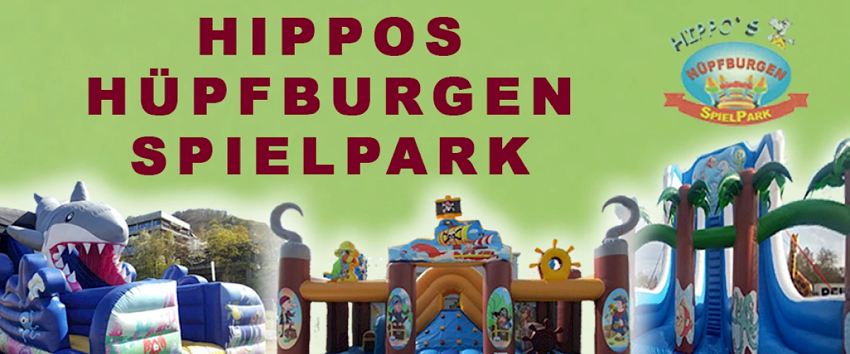 Hurra! Großer Familienspaß in Hippos Hüpfburgen Spielpark